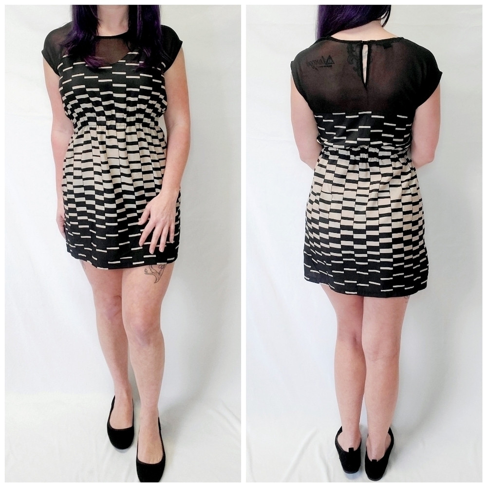 Forever 21 Semi-Sheer Mini Dress